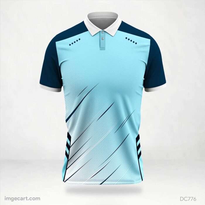 Sky-Blue Jersey Design