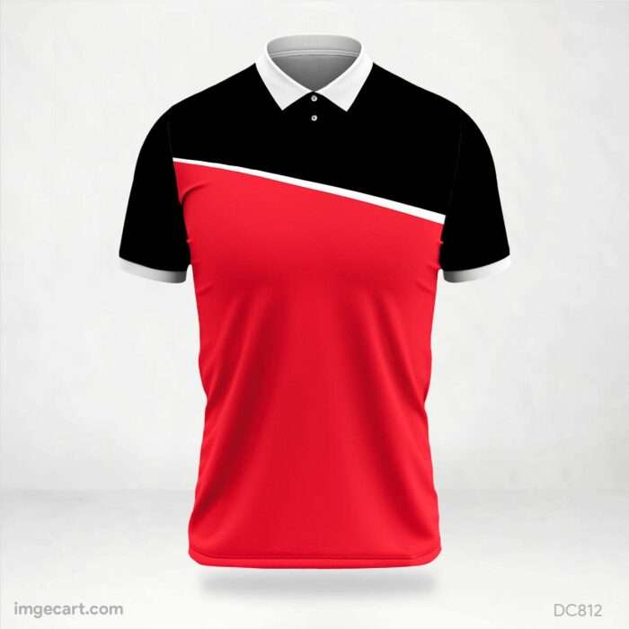 Black and Red Jersey Design