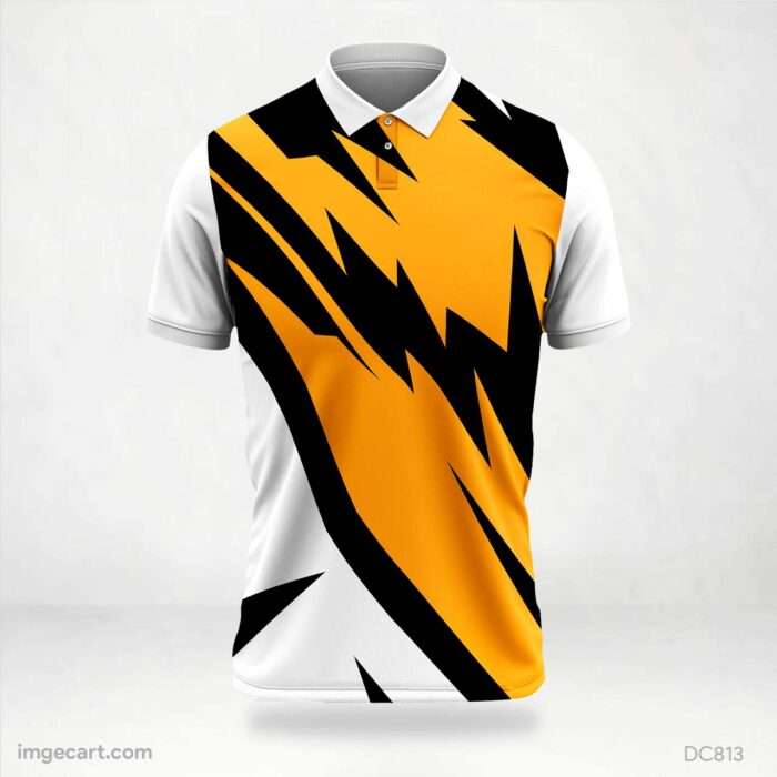 Black and Yellow Jersey Design