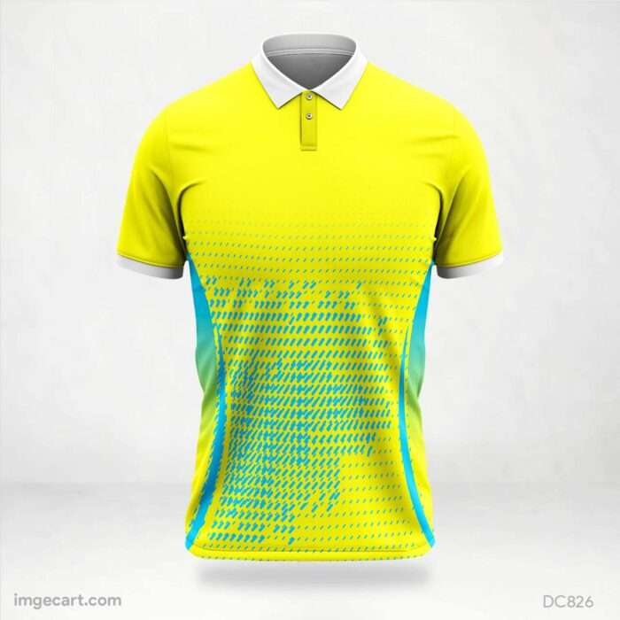 Yellow and Blue Jersey Design