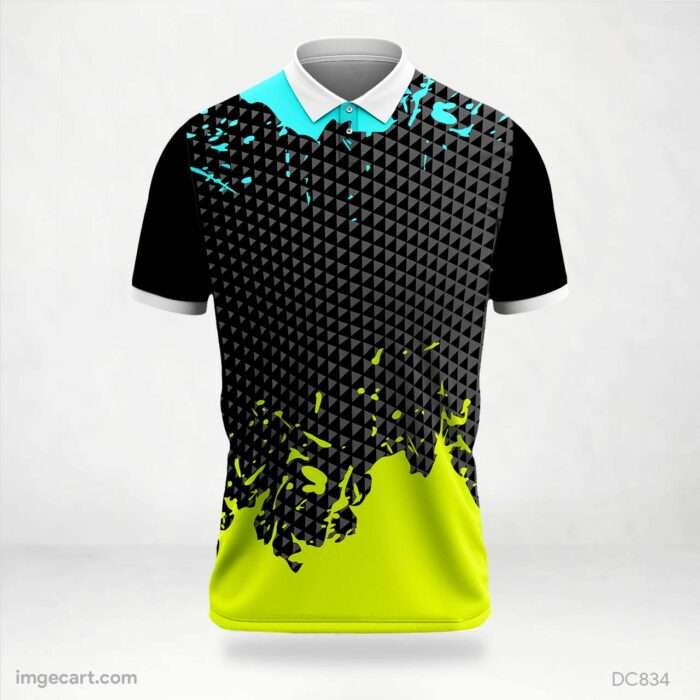 Green and Black Jersey Design