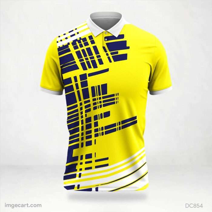 Black and Yellow Jersey Design