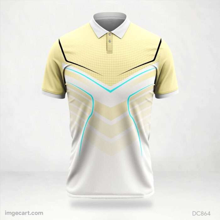 White and Yellow Jersey Design