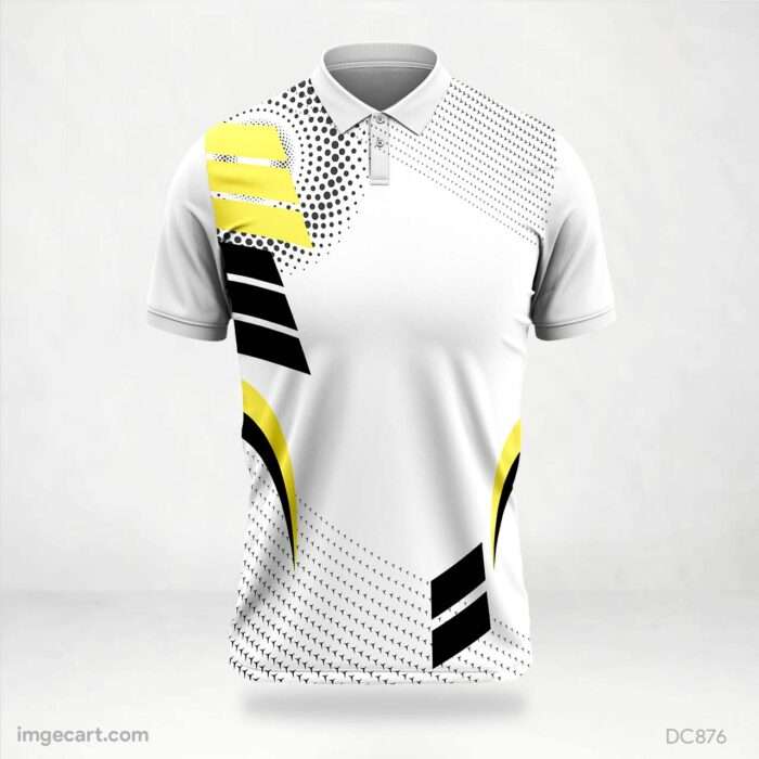 Yellow and White Jersey Design