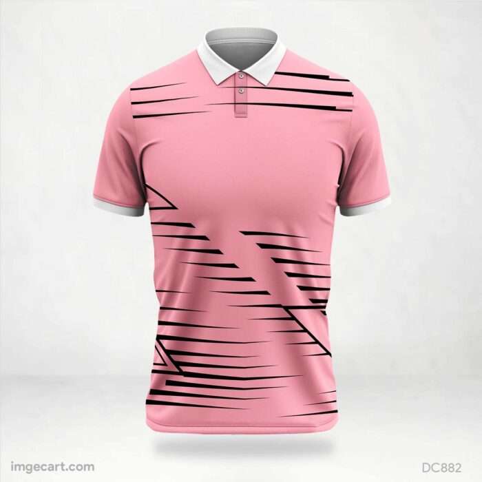 Peach and Black Jersey Design