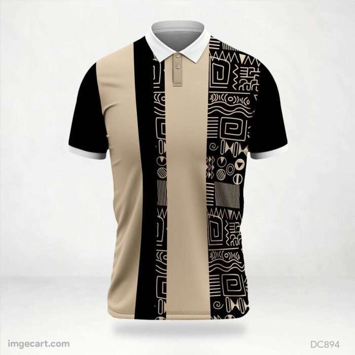 Black and Cream Jersey Design