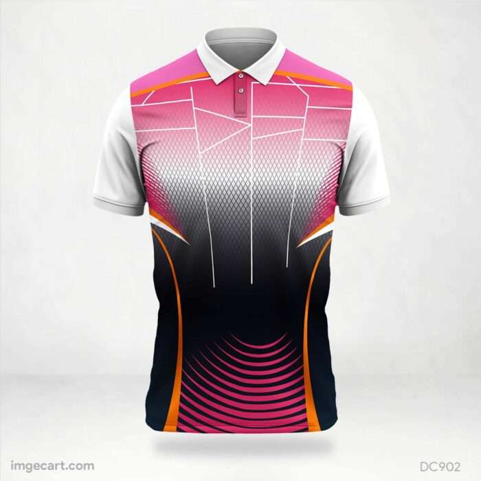 Black and Pink Jersey Design