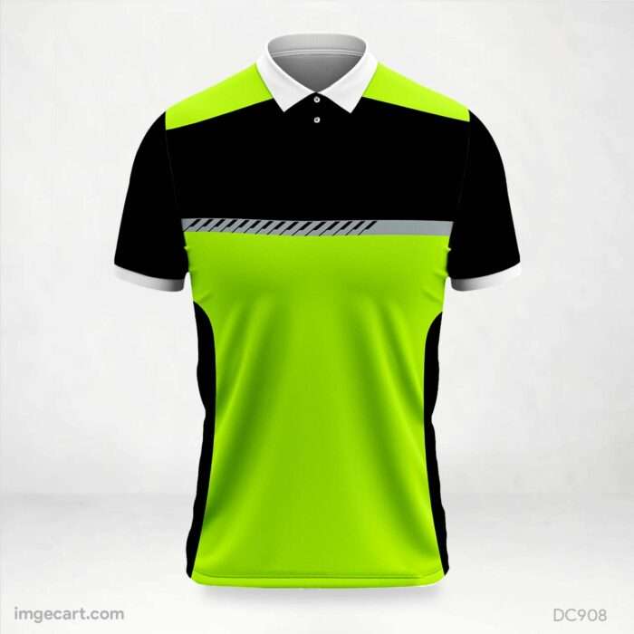 Black and Green Jersey Design