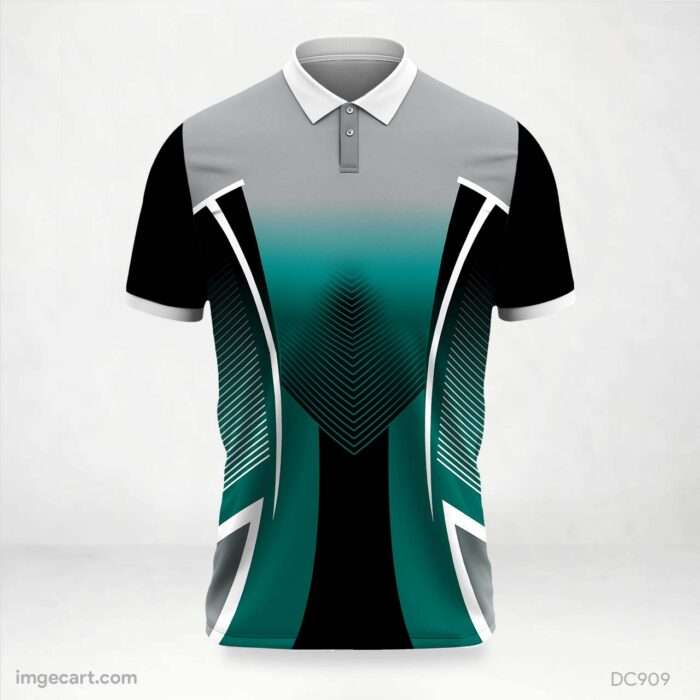 Black and Green Gray Jersey Design