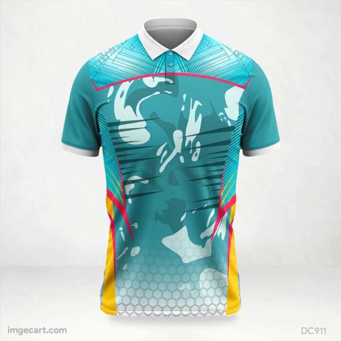 Green and Blue Red Jersey Design