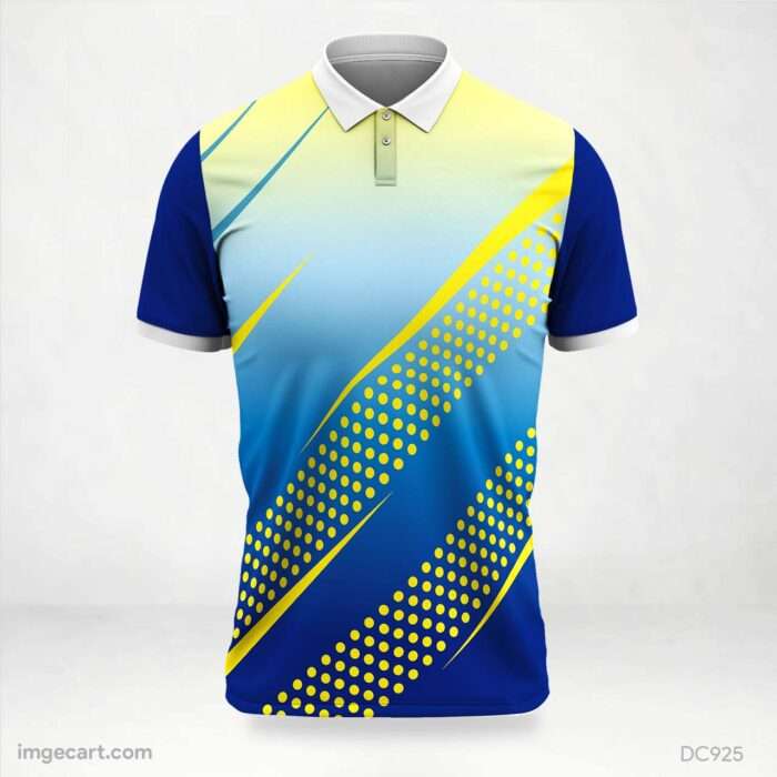 Blue and Yellow Jersey Design