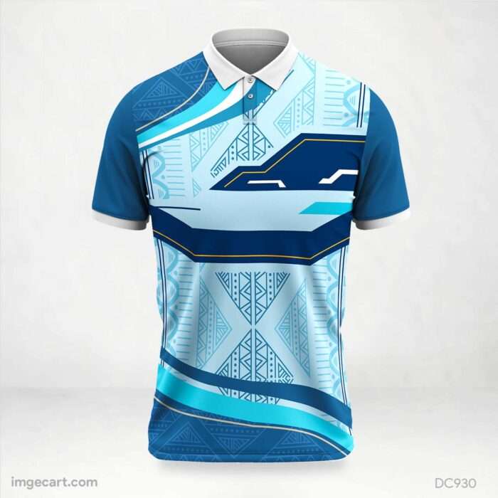 Blue and Sky-Blue Jersey Design