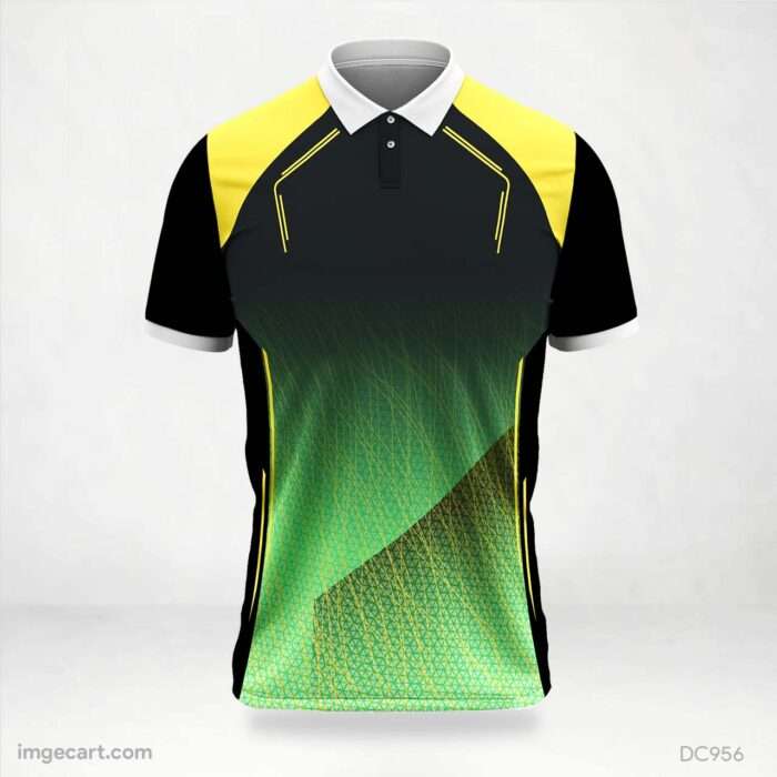 Green and Yellow Jersey Design