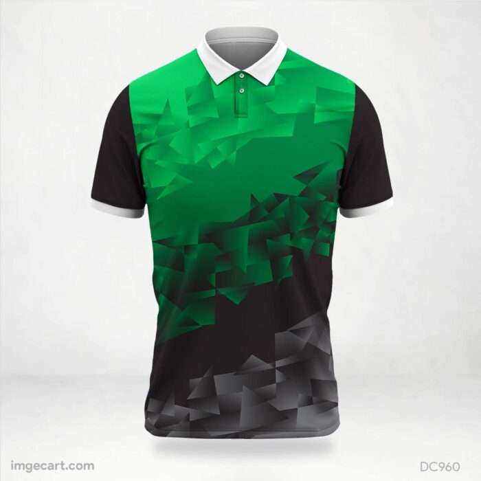 Green and Black Jersey Design