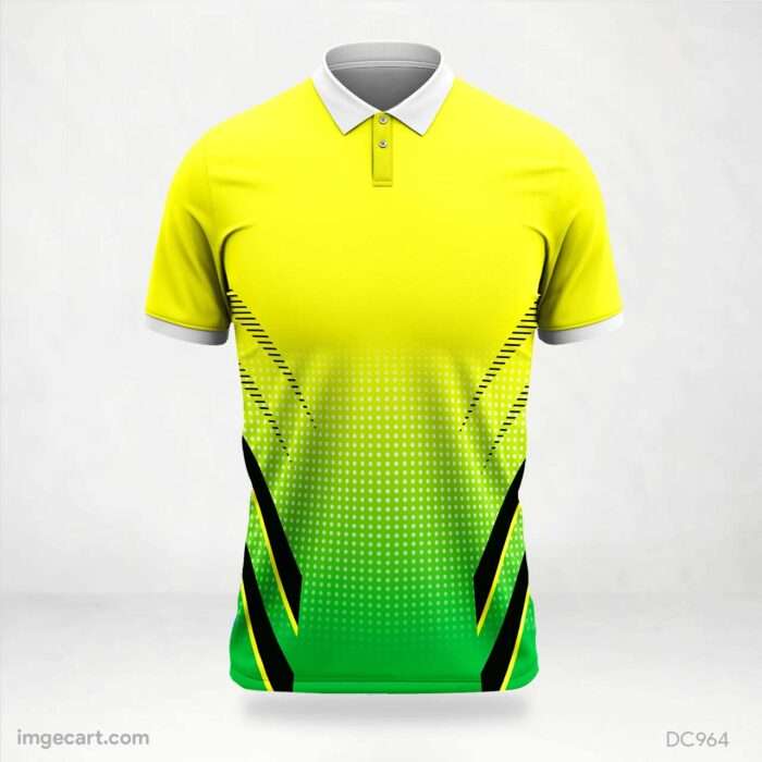 Yellow and Green Jersey Design