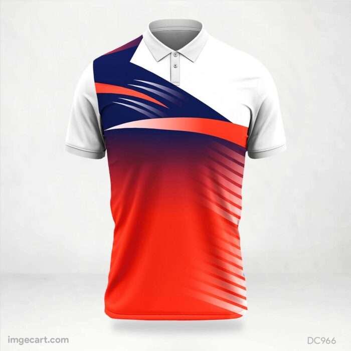 Red and Blue Jersey Design