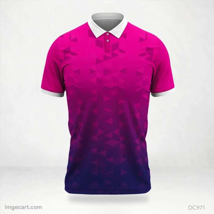 Pink and Blue Jersey Design