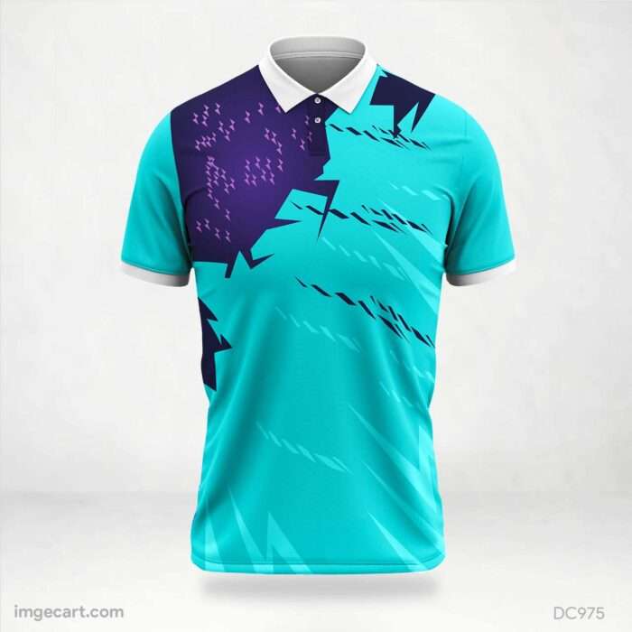 Purple and Green Jersey Design