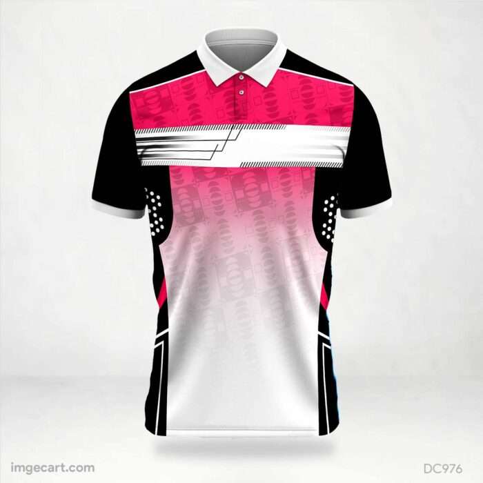 Pink and Black Jersey Design