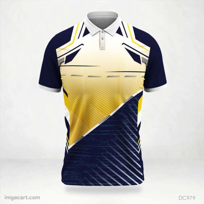 Blue and Yellow Jersey Design