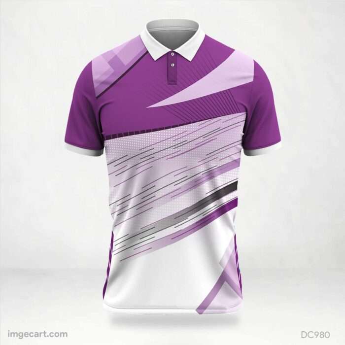 Purple and Pink Jersey Design