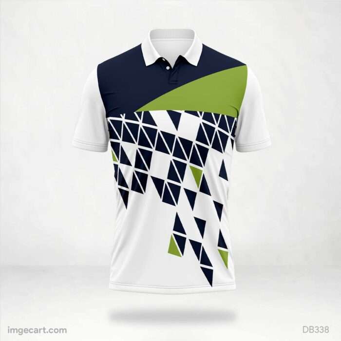 Black Red Blue and Yellow Abstract Jersey Design