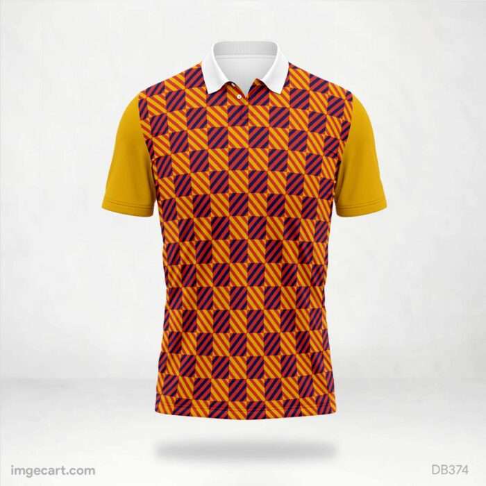 Checkerboard Pattern Jersey Design