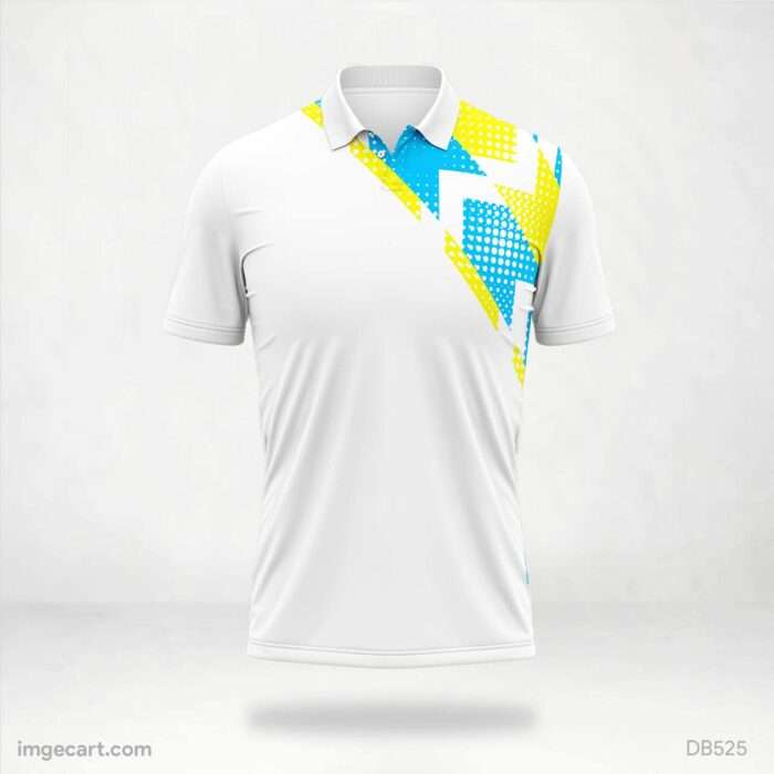 Asymmetrical Color Block Jersey design