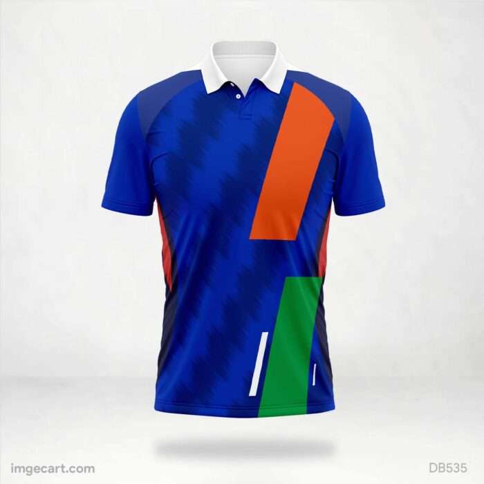 Bold Color Block Jersey design