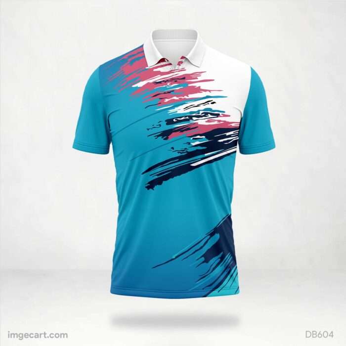 Abstract Brush Stroke Jersey design