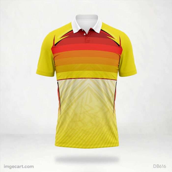 Warm Horizontal Gradient Jersey design.