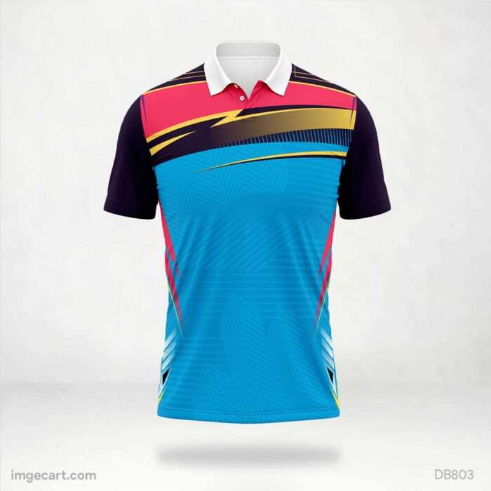 Blue and Black Jersey design
