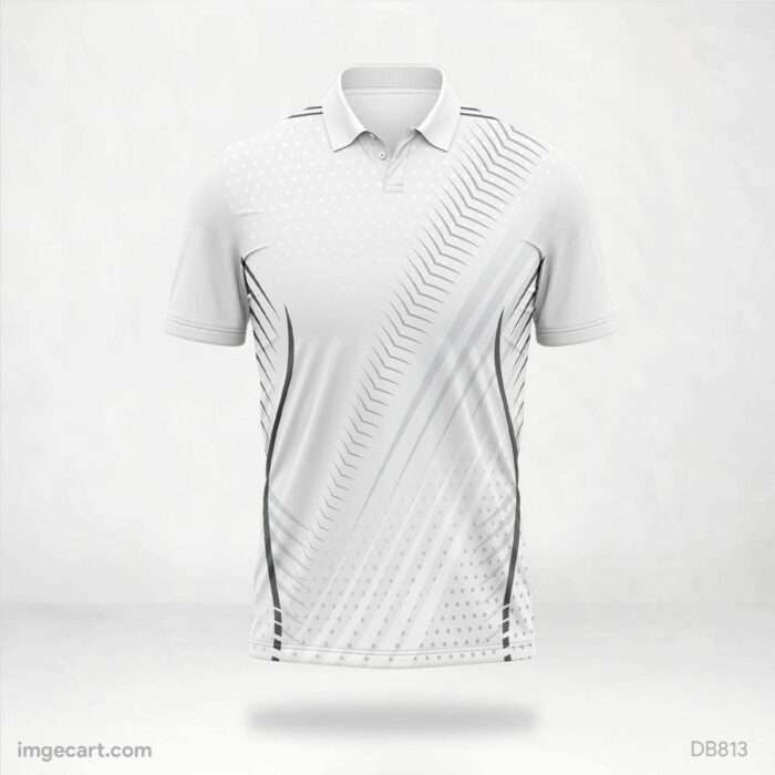 Black and White Abstract Jersey design