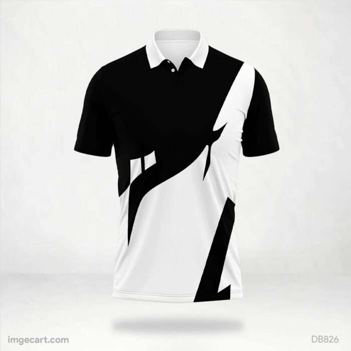 Pink and Black Panel Jersey design