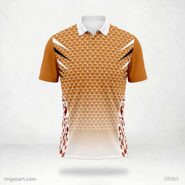 Green and White Abstract Jersey design.