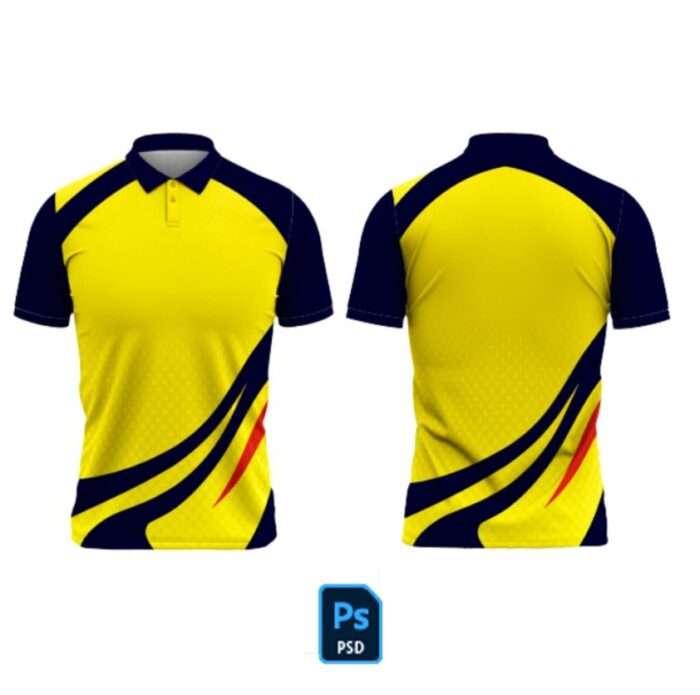 Sports jersey mockup PSD