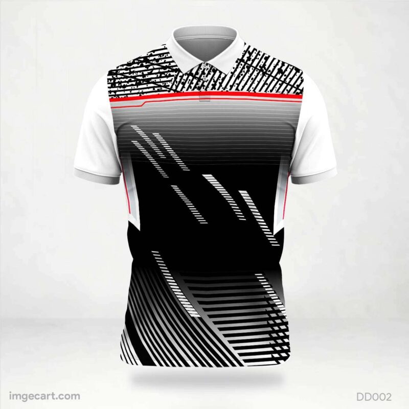 Black and White Jersey Design