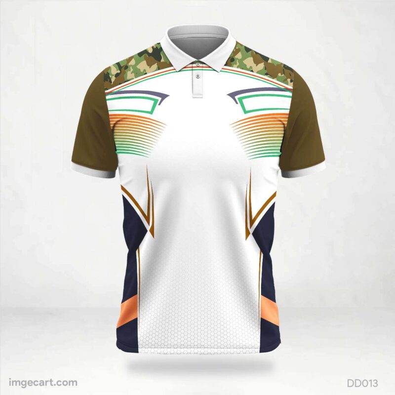 Camo and Stripes Jersey Design
