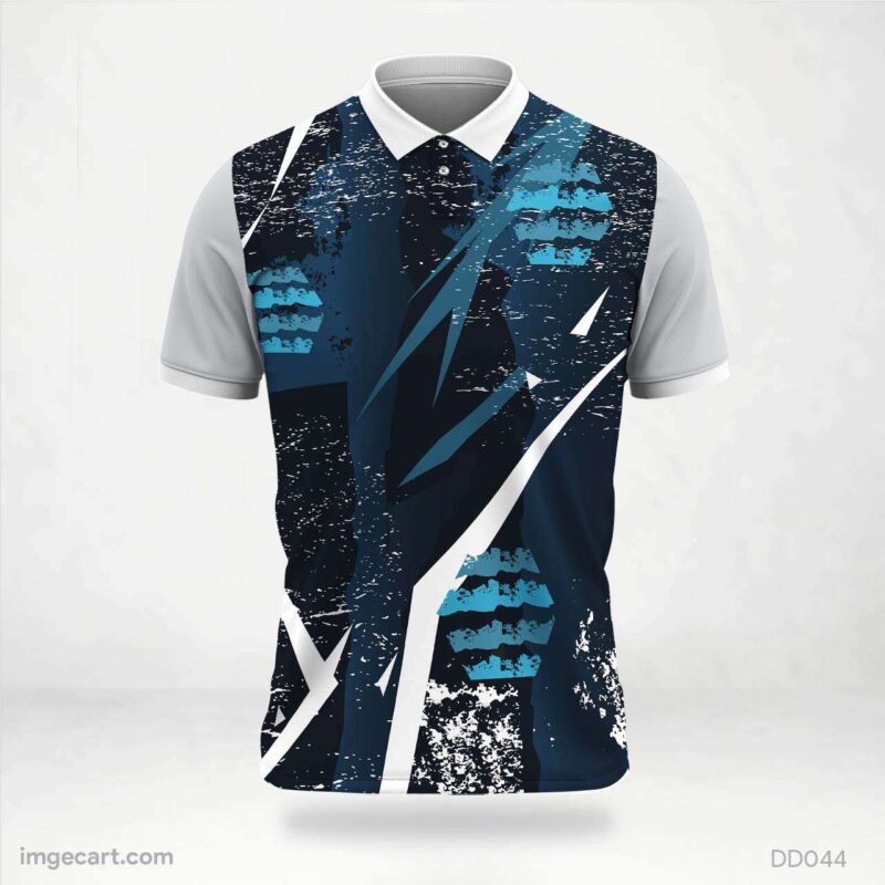 Green, Black, and White E-sports Jersey Design