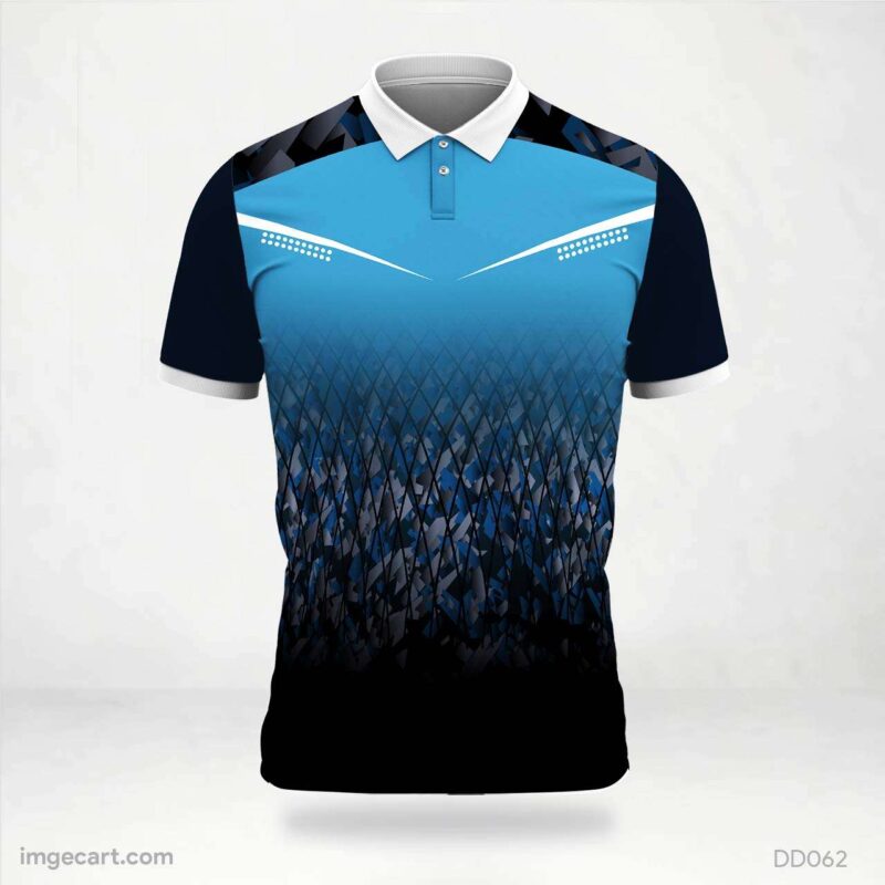 Dark Blue and Black Jersey Design