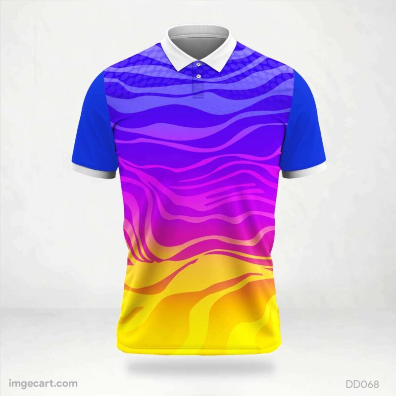 Customized Sublimation all Over Printed T-Shirt Unisex Cricket Sport