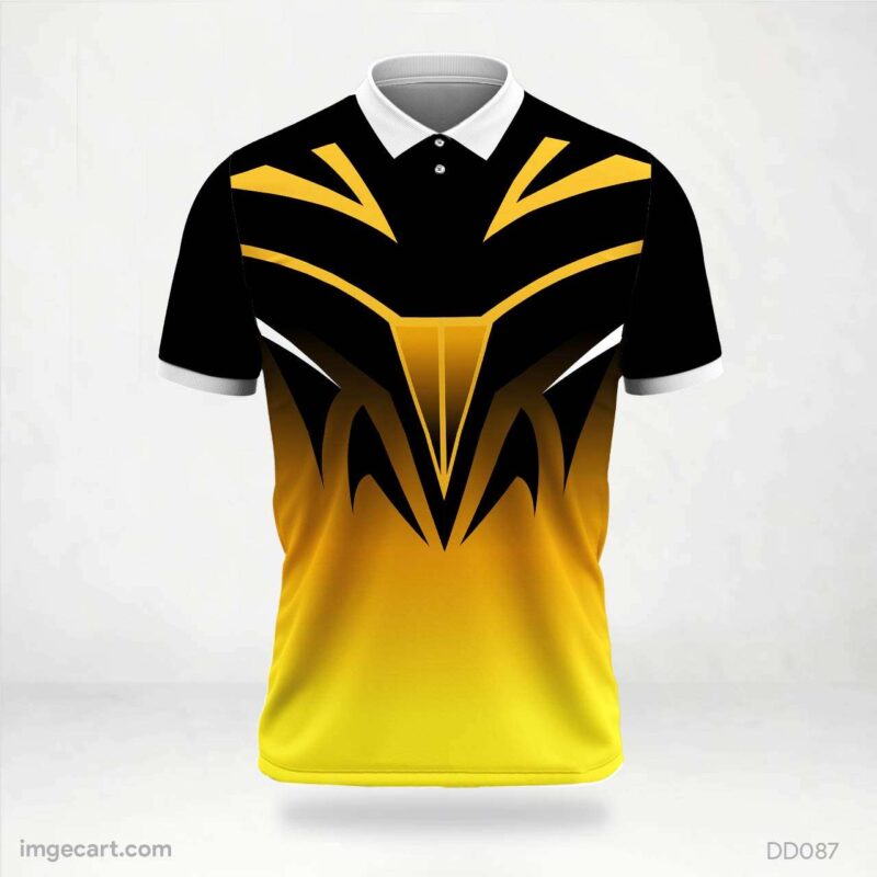 Black and Gold Fade JersThisey Design