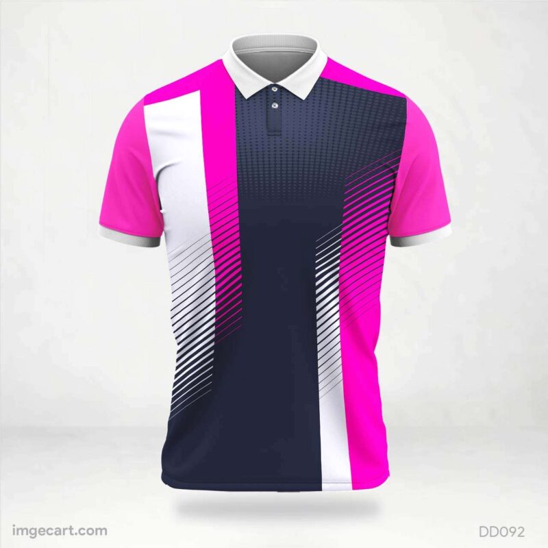 rendered image of a polo-style sports jersey.