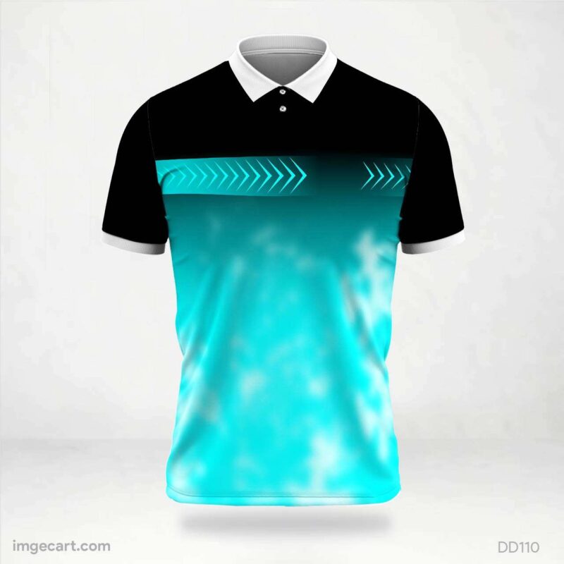 Teal Gradient Jersey