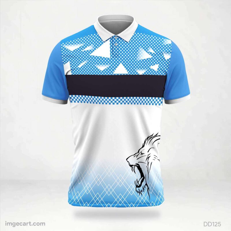 Blue Streak Jersey Design