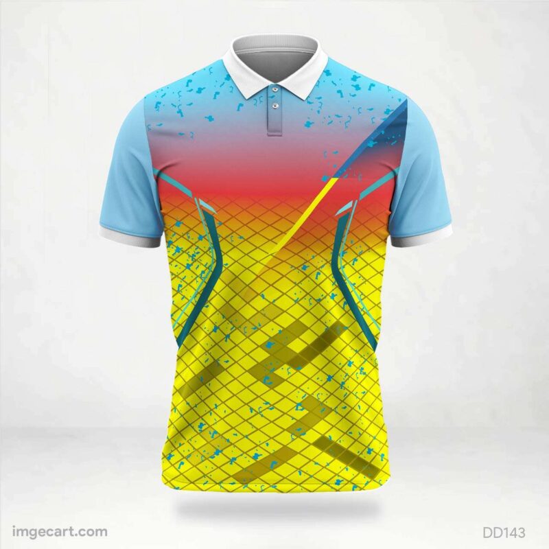Hex Burst Jersey Design
