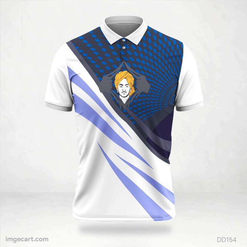 Crimson Burst Jersey Design