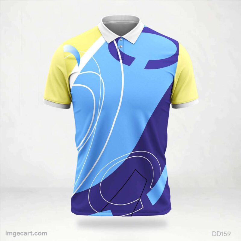 Abstract Stroke Jersey Design