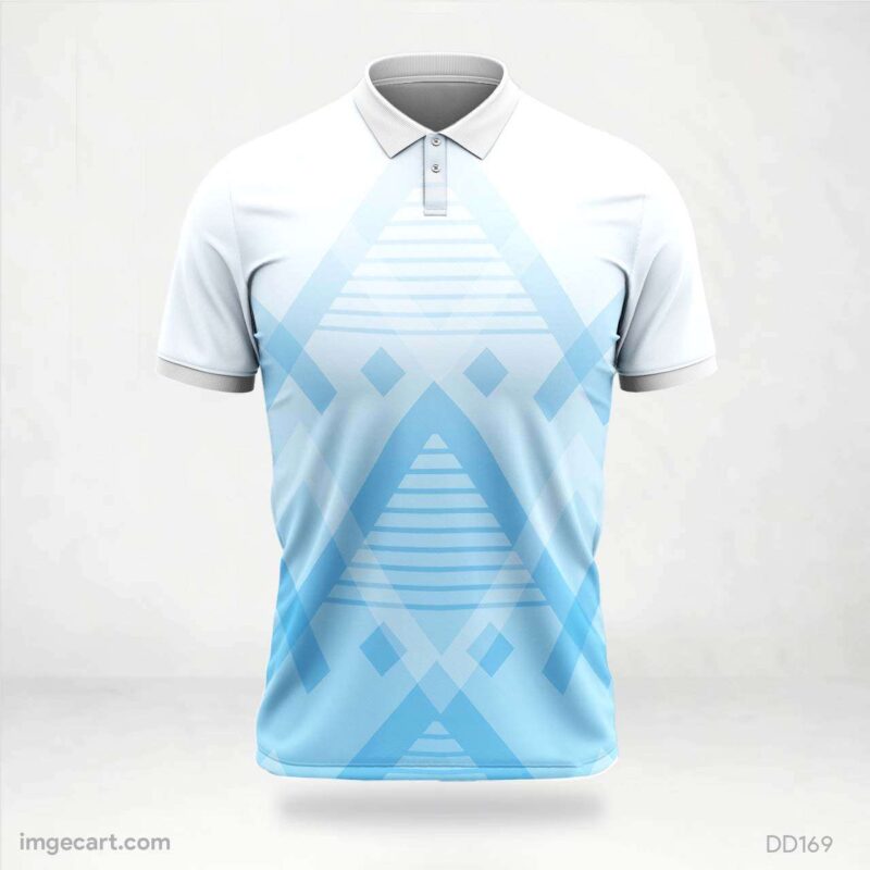 Aqua Burst Jersey Design