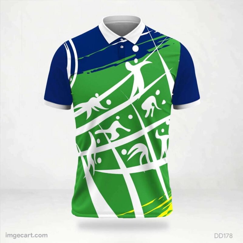 Pixel Stripe Jersey Design